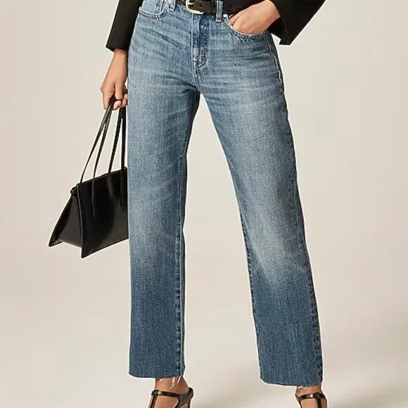 J.Crew Nipped straight jean in rigid Reagan Wash Size 25. NWT!!! - Picture 4 of 4